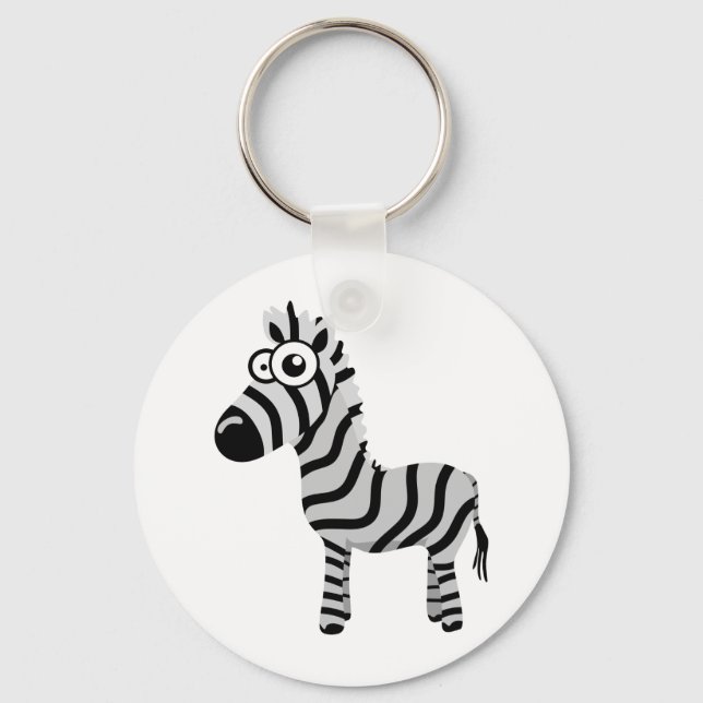 Niedlicher Zebra Schlüsselanhänger (Vorderseite)
