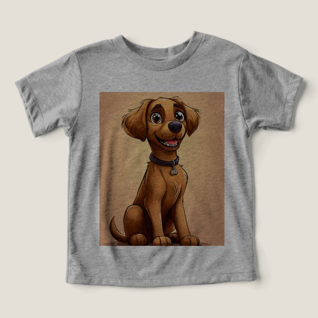 Niedlicher Zeichenhund (Design Vorderseite)