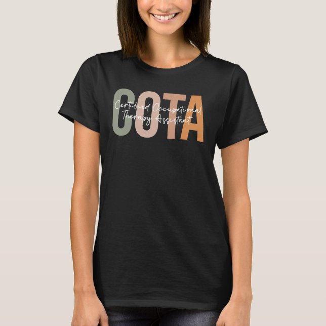 Niedlicher zertifizierter COTA-Assistent T-Shirt (Vorderseite)