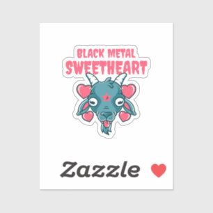 niedlicher Ziegenkopf Aufkleber