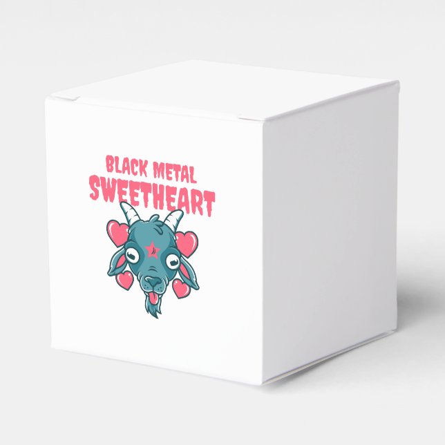 Niedlicher Ziegenkopf Baphomet Geschenkschachtel (Vorderseite)