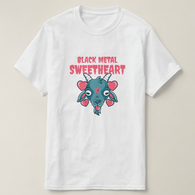 niedlicher Ziegenkopf T-Shirt (Design vorne)