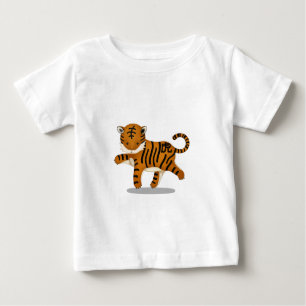 Niedlicher Zodiac Tiger Baby T-shirt