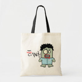 Niedlicher Zombie Halloween Trick oder Treat Bag Tragetasche