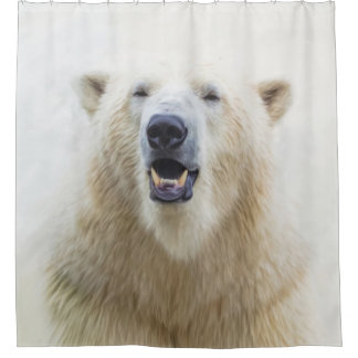 Niedlicher Zoo-Polar Duschvorhang