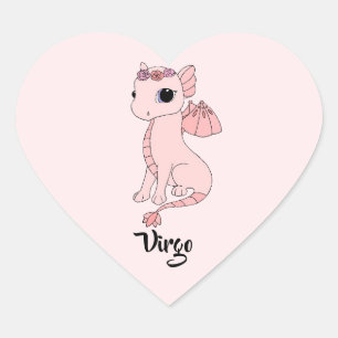 Niedlicher Zooaufkleber Herz-Aufkleber