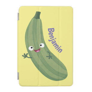 Niedlicher Zucchini-Happy-Cartoon iPad Mini Hülle