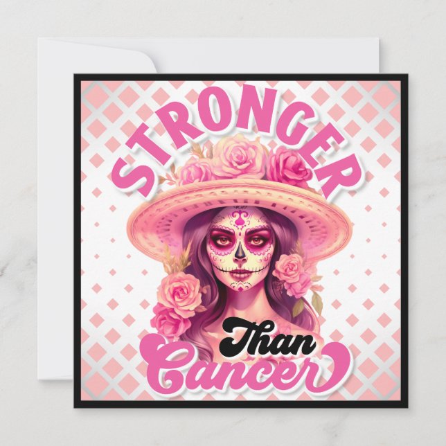 Niedlicher Zuckerschädel Feiertagskarte (Vorderseite)