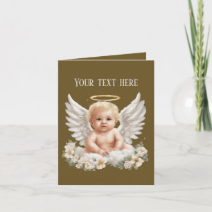 Niedlicher Zusatz-Text-Baby Angel