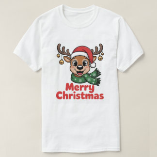 NiedlicherWeihnachtsrentierPulloverMerryChristmas T-Shirt