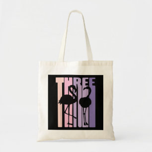 Niedliches 3. Geburtstagsgeschenk I Flamingo I 3 J Tragetasche