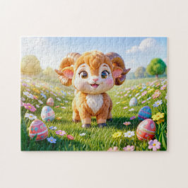 Niedliches 3D-Widder-Sternzeichen Puzzle