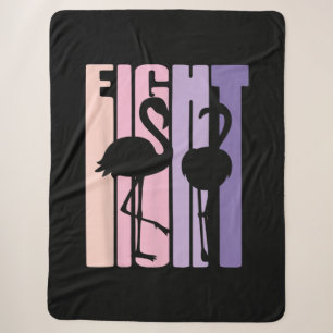 Niedliches 8. Geburtstagsgeschenk I Flamingo I 8 J Sherpadecke