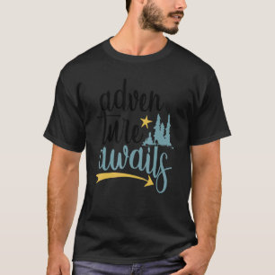 Niedliches Abenteuer Erleben Sie das Camping Wande T-Shirt