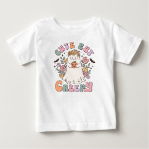 Niedliches aber grauenhaftes Halloween Baby T-shirt