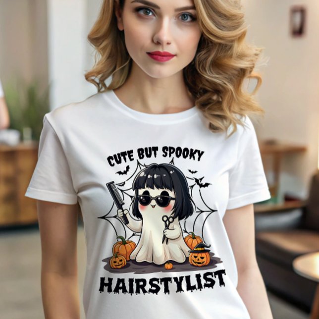 Niedliches, aber spöttisches Haarburstylist Hallow T-Shirt (Von Creator hochgeladen)