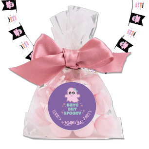 Niedliches, aber unheimliches Halloween Custom Runder Aufkleber