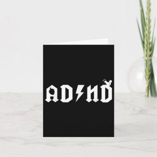 Niedliches Adhd T-Shirt Mental Health Awareness Karte