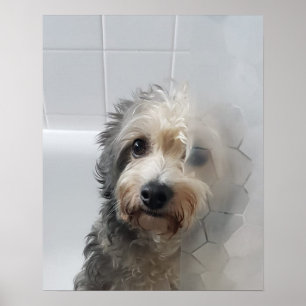 Niedliches Adortiment West Highland White Terrier  Poster