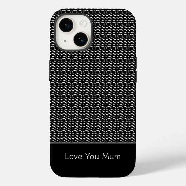 Niedliches afrikanisches Kunstmuster Case-Mate iPhone Hülle (Rückseite)