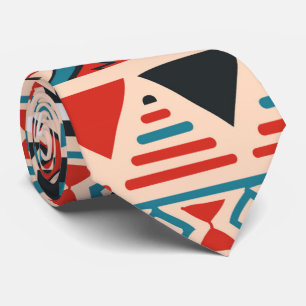 Niedliches afrikanisches Stammes- Muster Krawatte