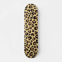 Niedliches afrikanisches Wildlife Leopard Tierbild Skateboard