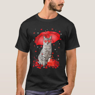 Niedliches ägyptisches Mau Dog Valentine Heart Kit T-Shirt