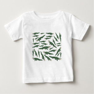 Niedliches Alligator-Krokodil-Muster Baby T-shirt