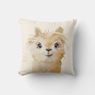 Niedliches Alpaca Kissen