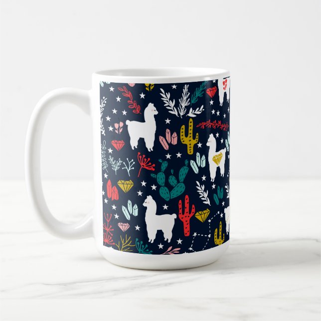 Niedliches Alpaka Kaffeetasse (Links)