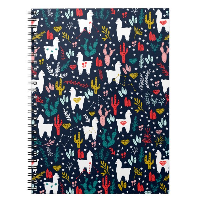 Niedliches Alpaka Notizblock (Vorderseite)