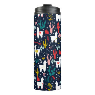 Niedliches Alpaka Thermosbecher