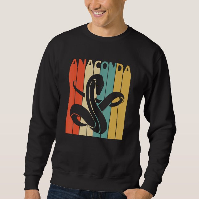 Niedliches Anaconda-Tier Sweatshirt (Vorderseite)