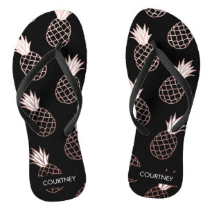 Niedliches Ananas-Muster Flip Flops