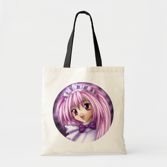 Niedliches Anime-Mädchen-Mädchen Tragetasche (Vorne)