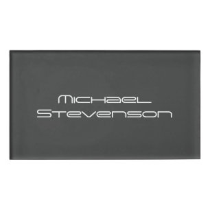 Niedliches Anpassen von Textgeschäften Minimalisti Namenschild