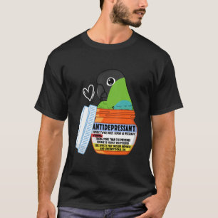 Niedliches Antidepressivum Parrot I Nanday Conure T-Shirt