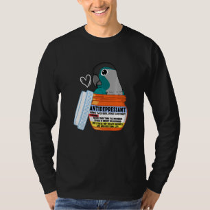Niedliches Antidepressivum Parrot I Türkisblaue Wa T-Shirt