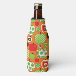 Niedliches Apfelillustrationsmuster Flaschenkühler