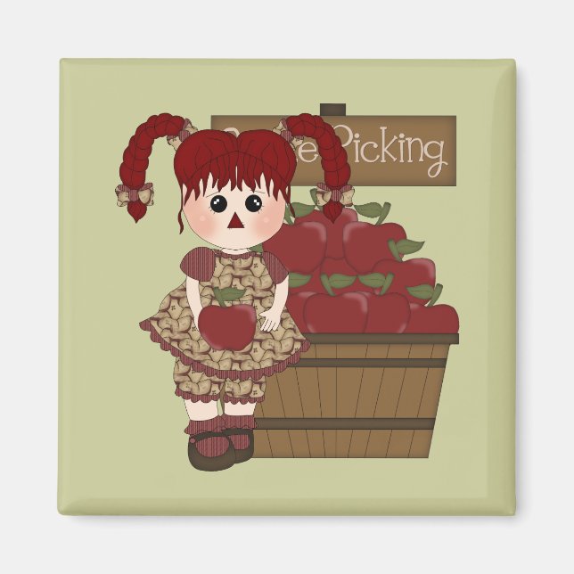 Niedliches Apple Autumn Magnet (Vorne)