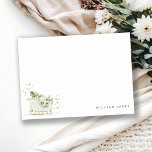 Niedliches Aqua Blue Golden Winter Schlitten Jegli Mitteilungskarte<br><div class="desc">Chill Out Sleigh Winter Theme Collection.- Es ist eine niedliche pastellfarbene Aquareller Illustration von Aqua-Goldschleigh gefüllt mit Weihnachtskiefern, Geschenken und Winterbeeren mit klassischem Goldsternrahmen und Schneefall im Hintergrund. Ideal für Ihre Kleinen Wintergeburtstag-Party. Es ist sehr einfach, mit Ihren persönlichen Daten zu personalisieren. Wenn Sie ein anderes passendes Produkt oder eine...</div>
