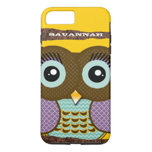 Niedliches Aqua Coral Owl Case-Mate iPhone Hülle