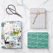 Niedliches Aquamarines blaugrünes Blumenmuster und