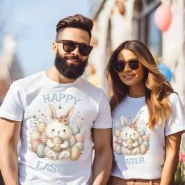 Niedliches Aquarellbär Ostern individuell anpassba T-Shirt