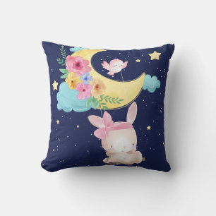 Niedliches Aquarellbunny Kissen