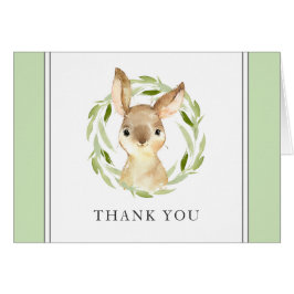 Niedliches Aquarellbunny Vielen Dank