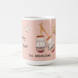 Niedliches Aquarellland Rustikale Illustrationen Kaffeetasse