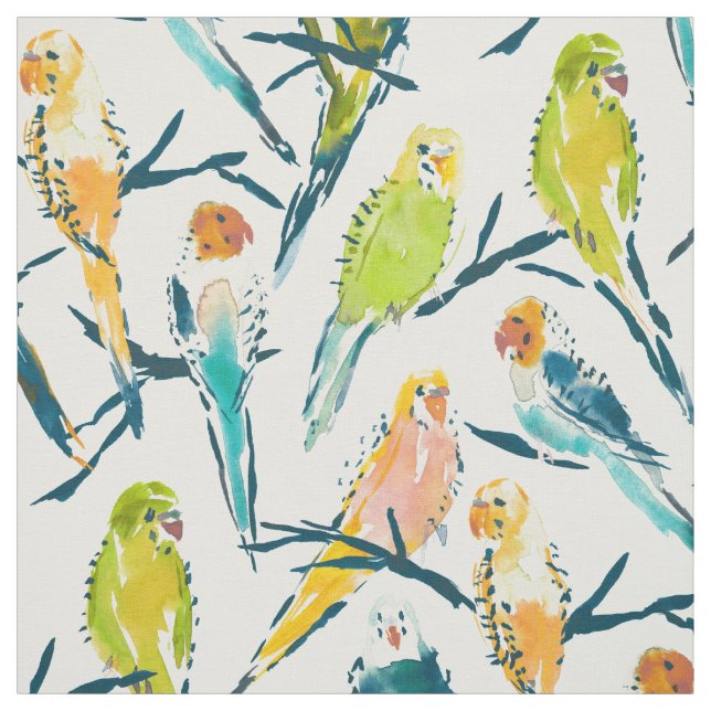 Niedliches Aquarellparkett Stoff (Muster)