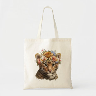 Niedliches Aquarelltiger Tragetasche