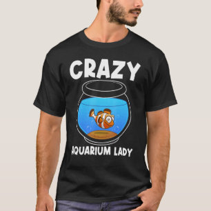 Niedliches Aquarium für die Mama Aquarist Fish Tan T-Shirt